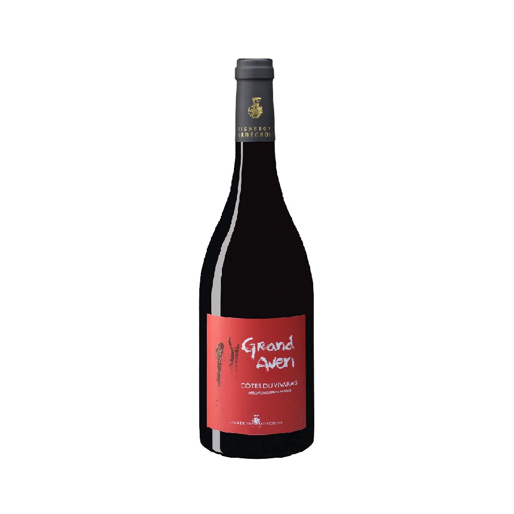 ARDECHE Grand Aven Côtes du Vivarais Vignerons Ardechois Rouge czerwone